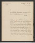 k.k. naturhistorisches Hofmuseum, Intendanzakten 1885-1896 (Hauer), Aktenzahl Z.235/1887, Seite 1